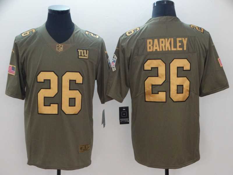 Nike Giants 26 Saquon Barkley Olive Gold Salute To Service Limited Jersey,We sell and wholesale Nike Giants 26 Saquon Barkley Olive Gold Salute To Service Limited Jersey on line form chian!